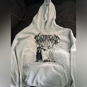 Clown and ghost hoodie